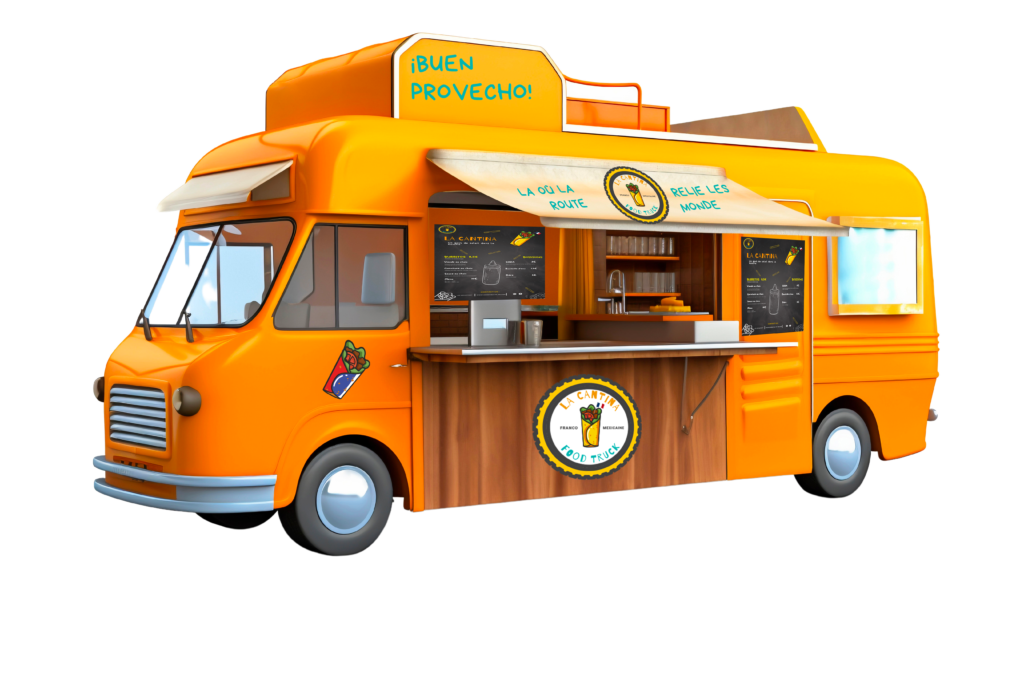 Image 3D du food-truck La Cantina